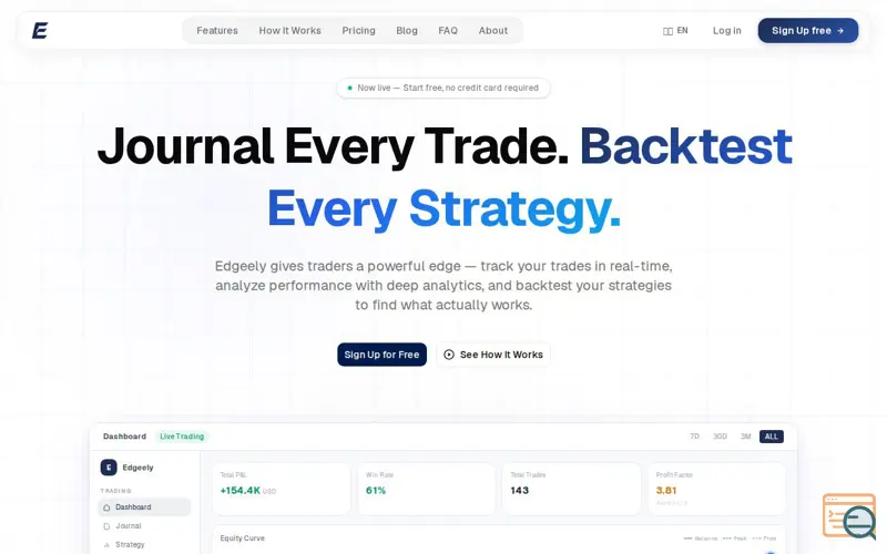 Screenshot of Edgeely