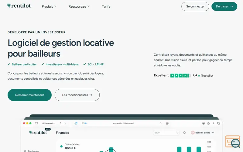 Screenshot of Rentilot