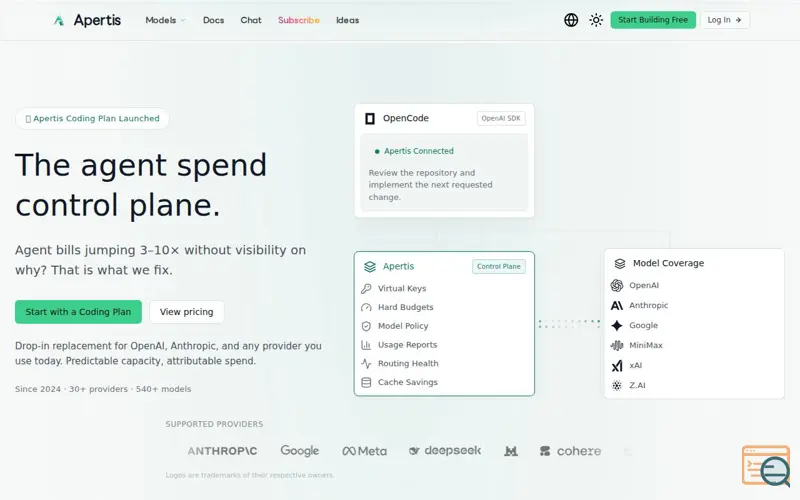 Screenshot of Apertis