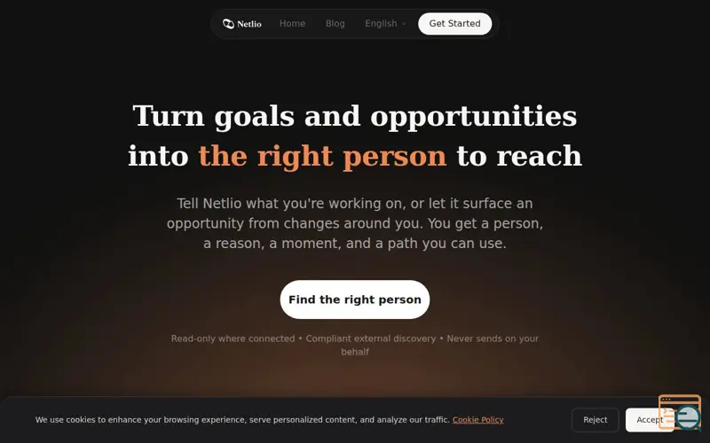 Screenshot of Netlio