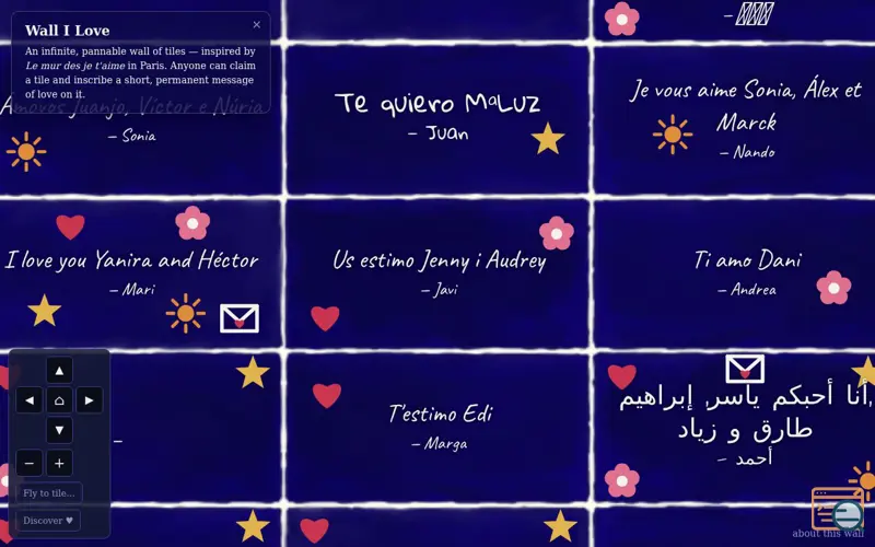 Screenshot of Wall I Love