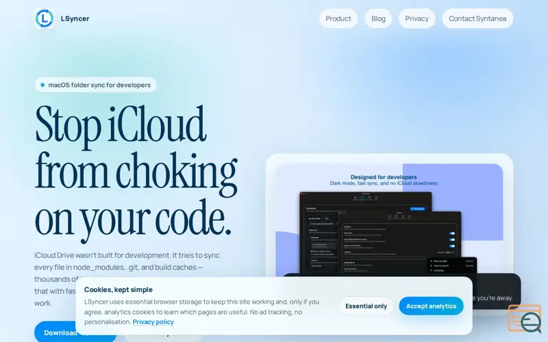 Screenshot of LSyncer