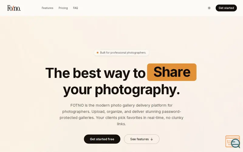 Screenshot of Fotno
