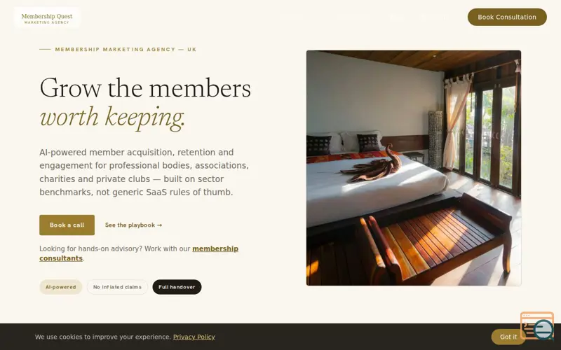 Screenshot of Membership Quest