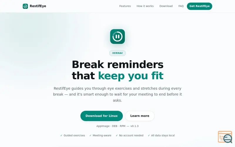 Screenshot of RestifEye