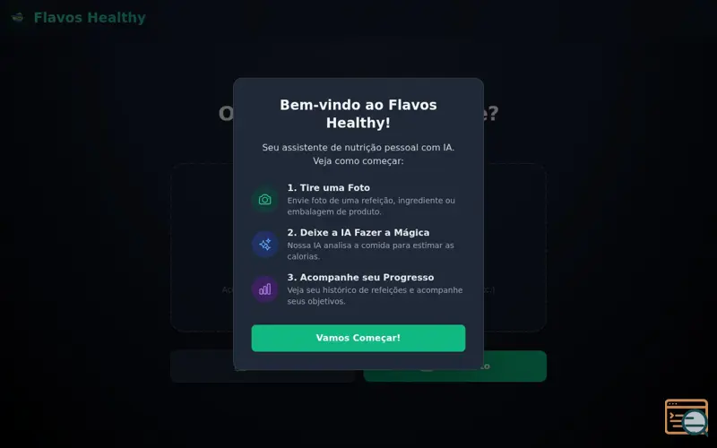 Screenshot of Flavos Healthy