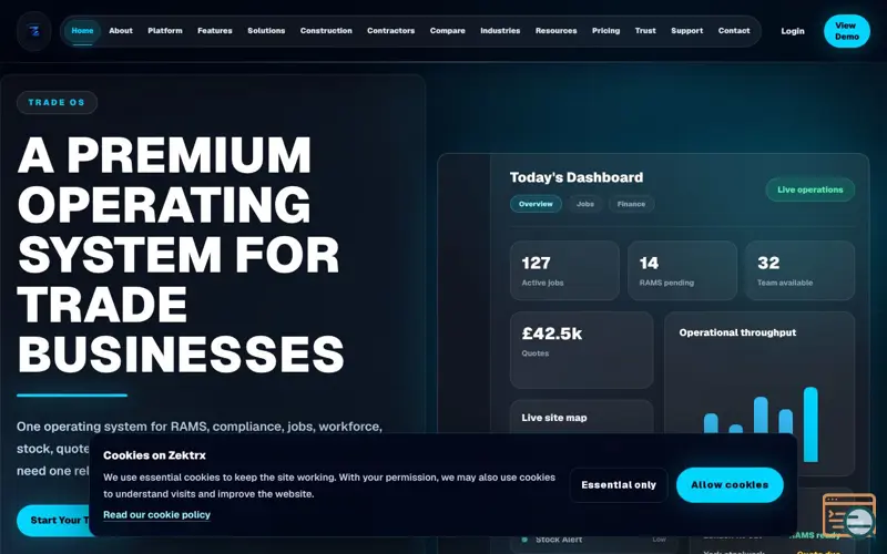 Screenshot of Zektrx