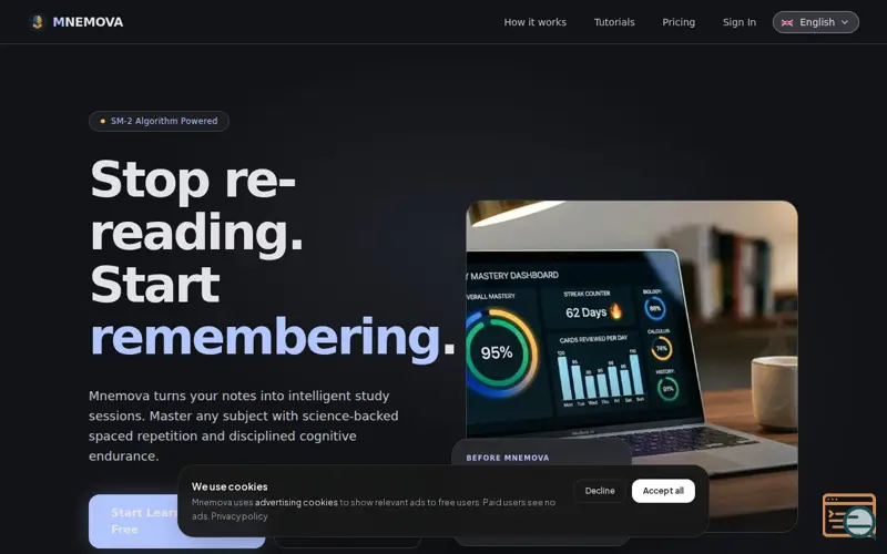 Screenshot of Mnemova