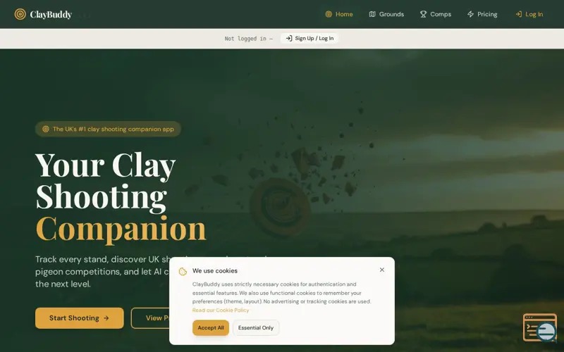 Screenshot of ClayBuddy