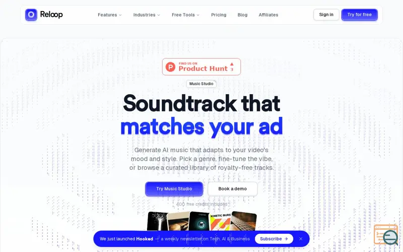 Screenshot of Reloop Music Studio