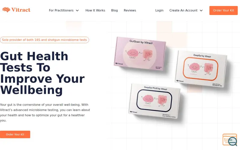 Screenshot of Vitract