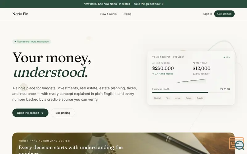 Screenshot of Nerio Fin