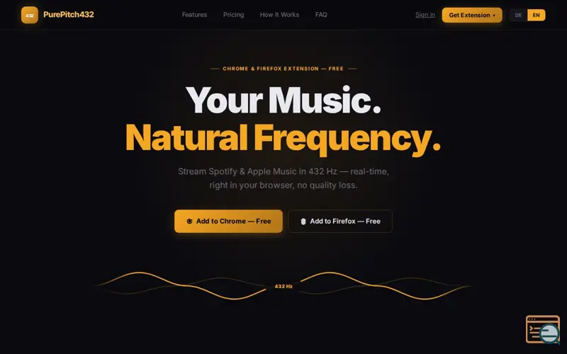 Screenshot of PurePitch432