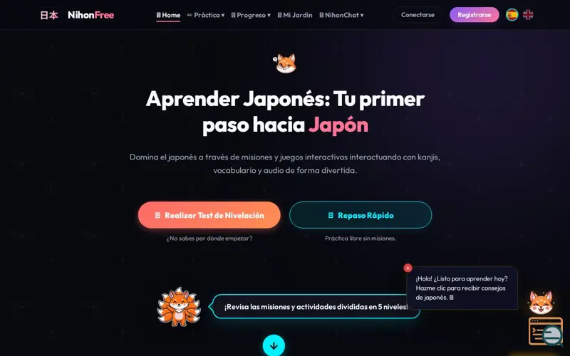 Screenshot of NihonFree