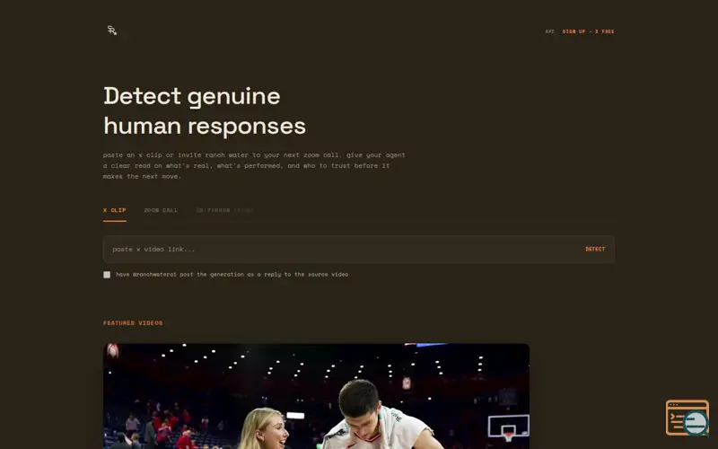 Screenshot of Detect Genuine Human Responses