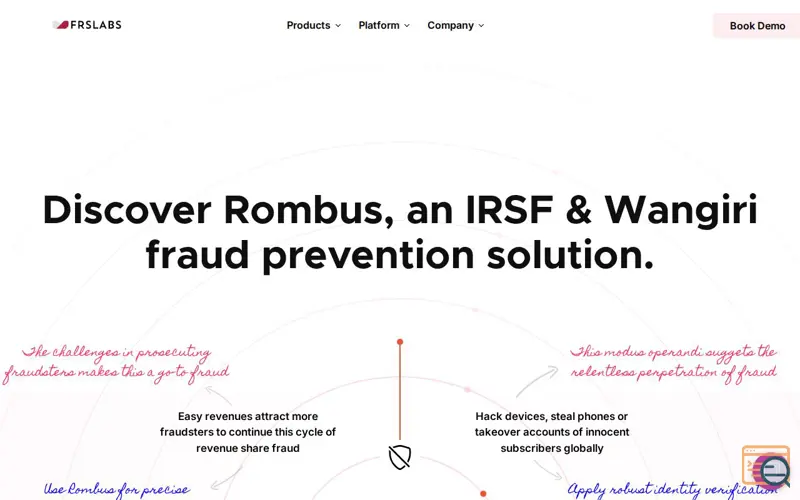 Screenshot of IRSF Fraud
