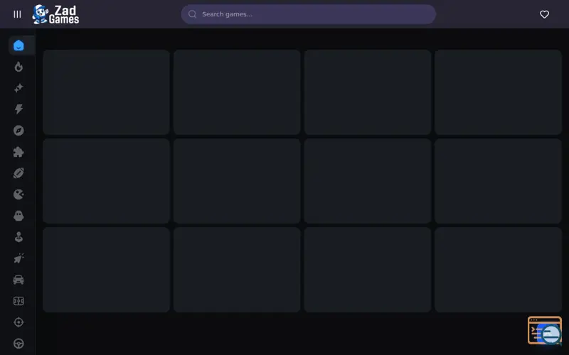 Screenshot of Zad Games