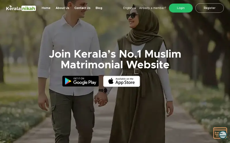 Screenshot of KeralaNikah.com