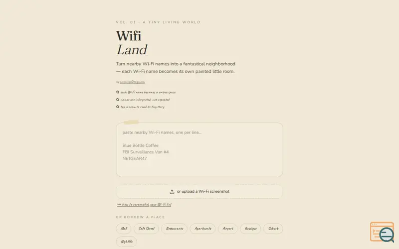 Screenshot of Wifiland