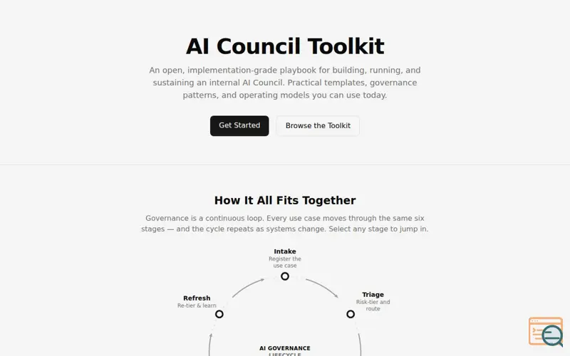 Screenshot of AI Council Toolkit