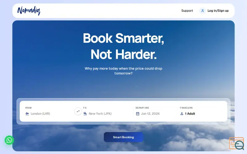 Screenshot of Nomadiq