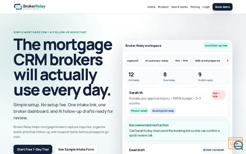 Screenshot of Broker Relay