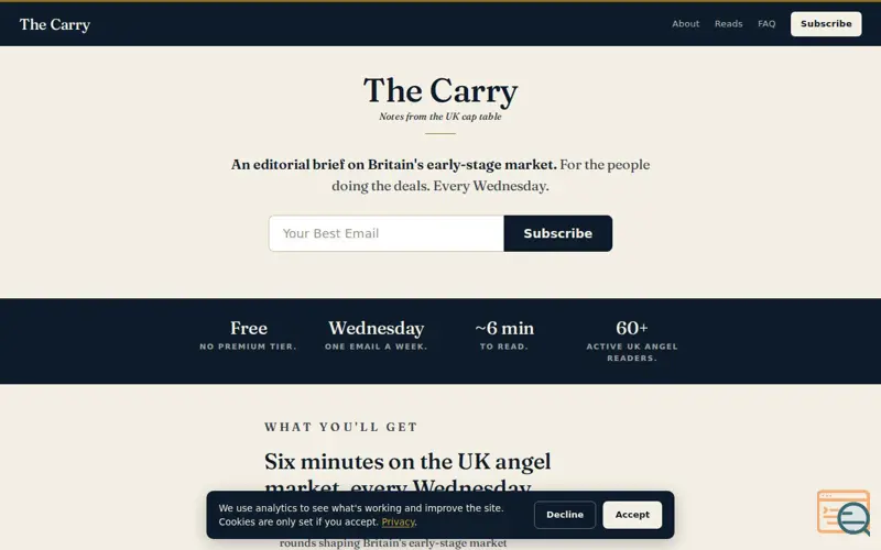 Screenshot of The Carry