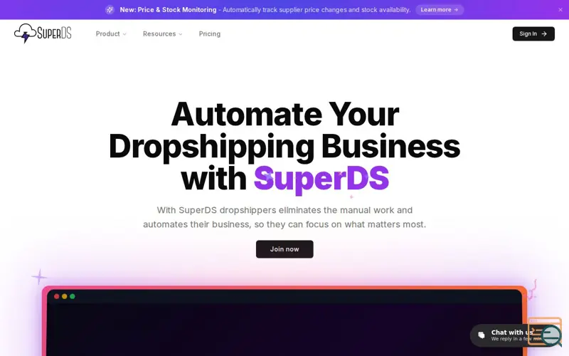 Screenshot of SuperDS, a launch using Kaltalk
