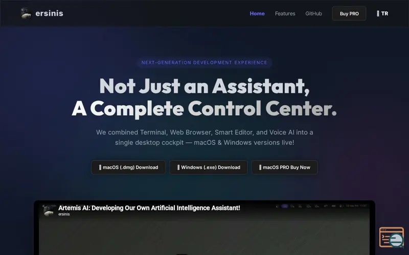 Screenshot of ersinis