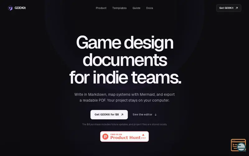 Screenshot of GDDKit
