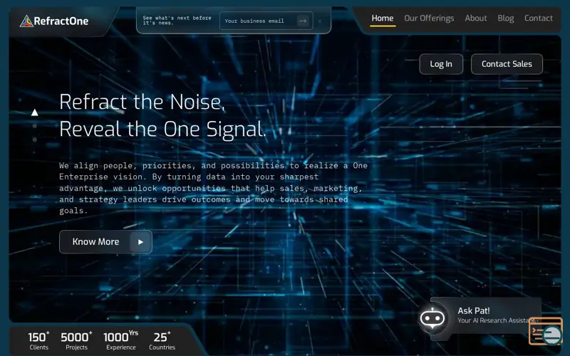 Screenshot of RefractOne