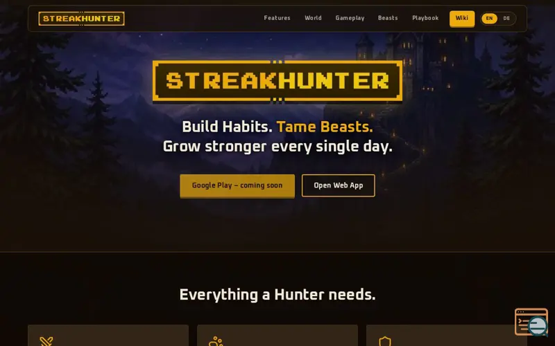 Screenshot of Streakhunter