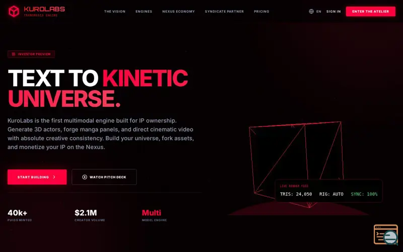 Screenshot of Kuro-labs