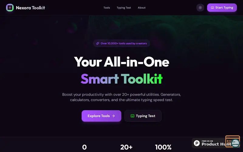 Screenshot of Nexora Toolkit