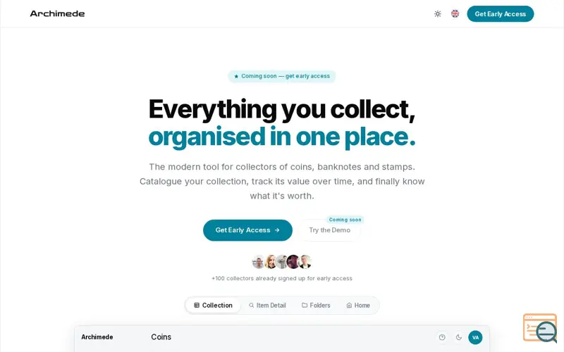 Screenshot of Archimede