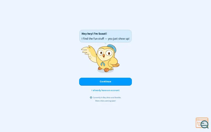 Screenshot of Scout.kids