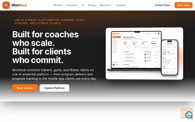 Screenshot of WORRKOUT