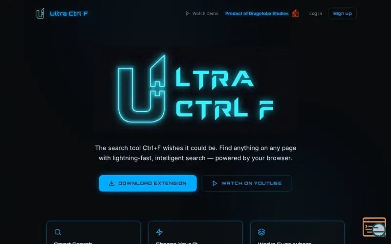 Screenshot of Ultra Ctrl F