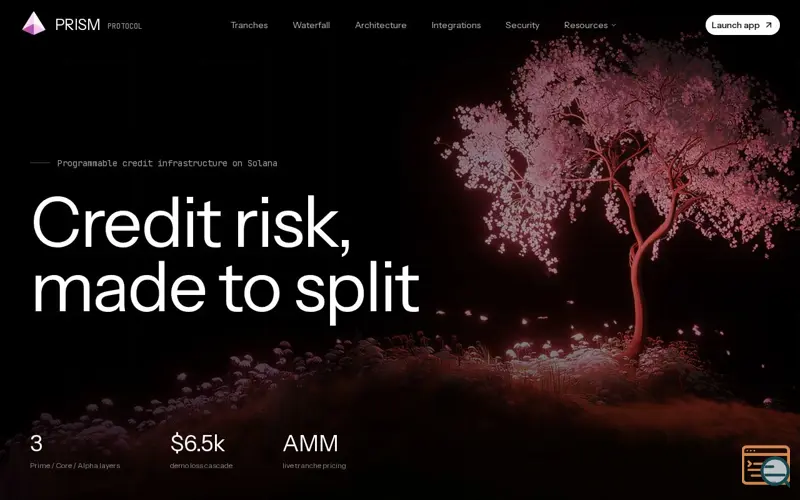 Screenshot of Prism protocol