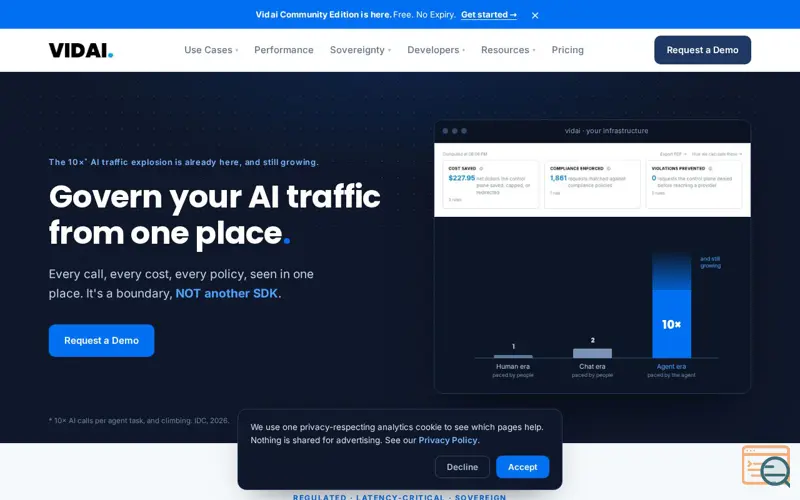 Screenshot of Vidai