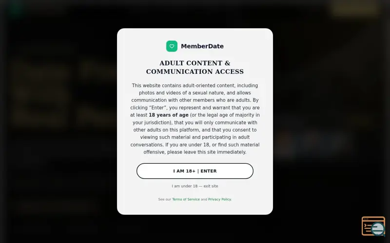 Screenshot of MemberDate