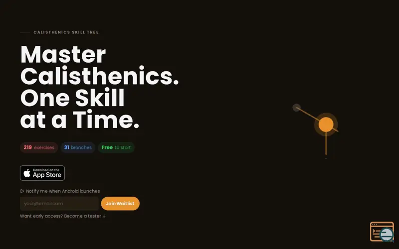 Screenshot of BodyTree — Master Calisthenics