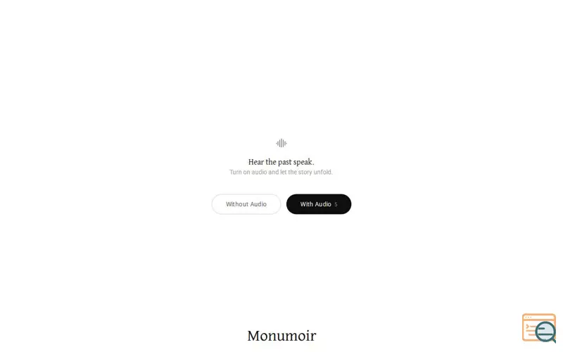 Screenshot of Monumoir
