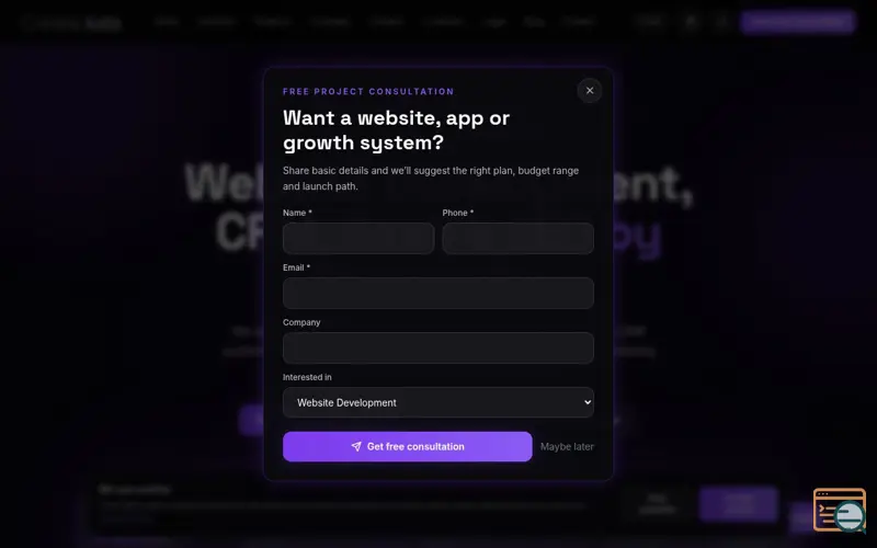 Screenshot of Crearelabs