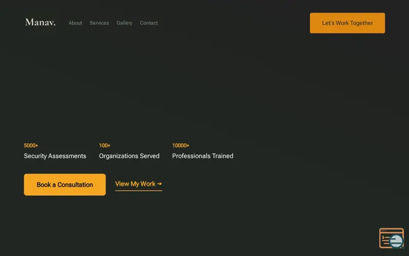 Screenshot of Manav Kumar