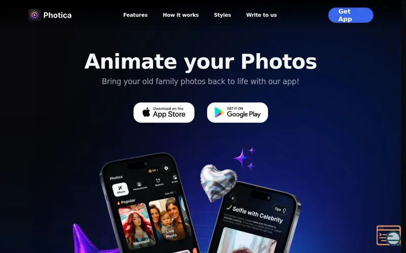 Screenshot of Photica