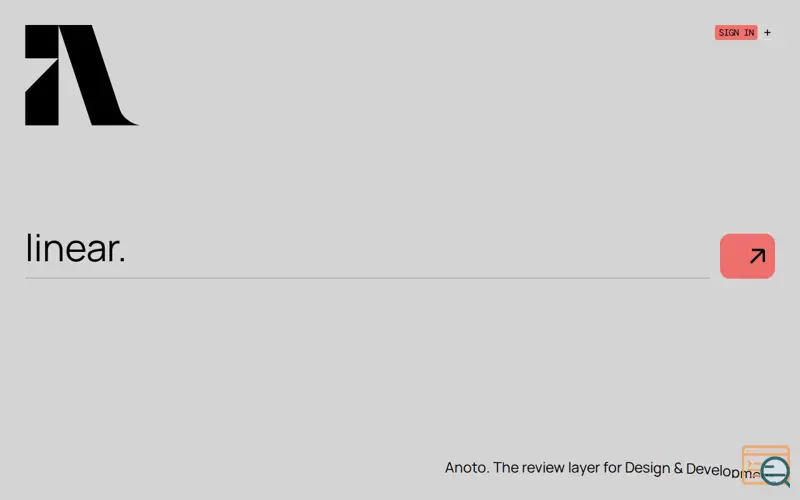 Screenshot of Anoto
