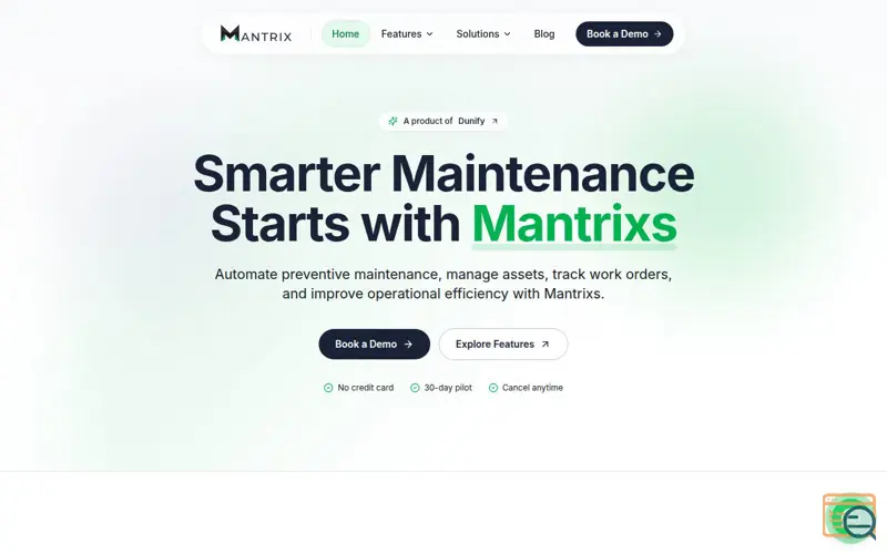Screenshot of Mantrixs