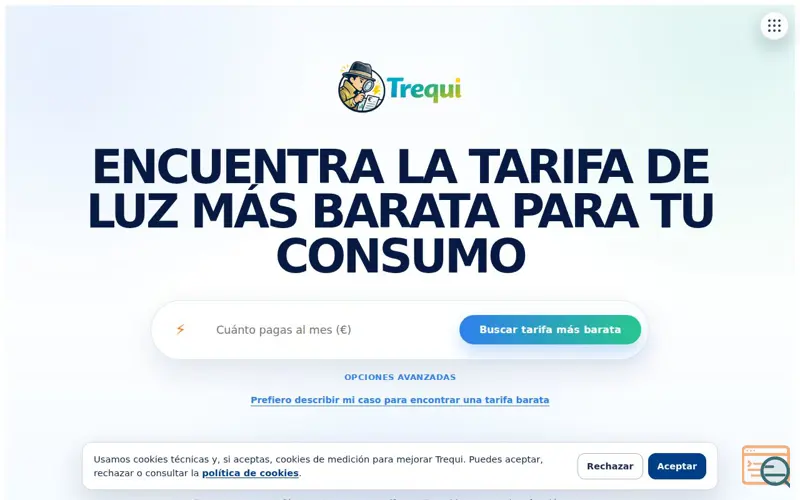 Screenshot of Trequi, a launch using Plotly Dash