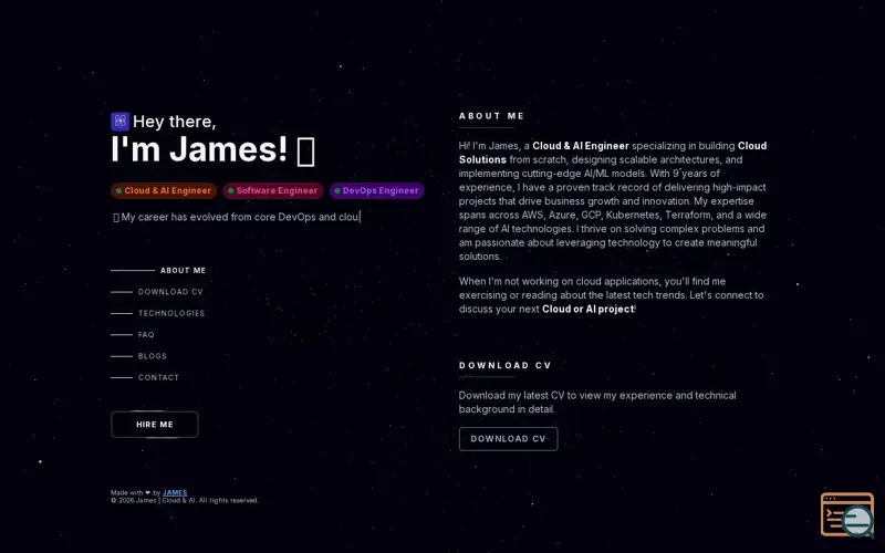 Screenshot of James Suzuki